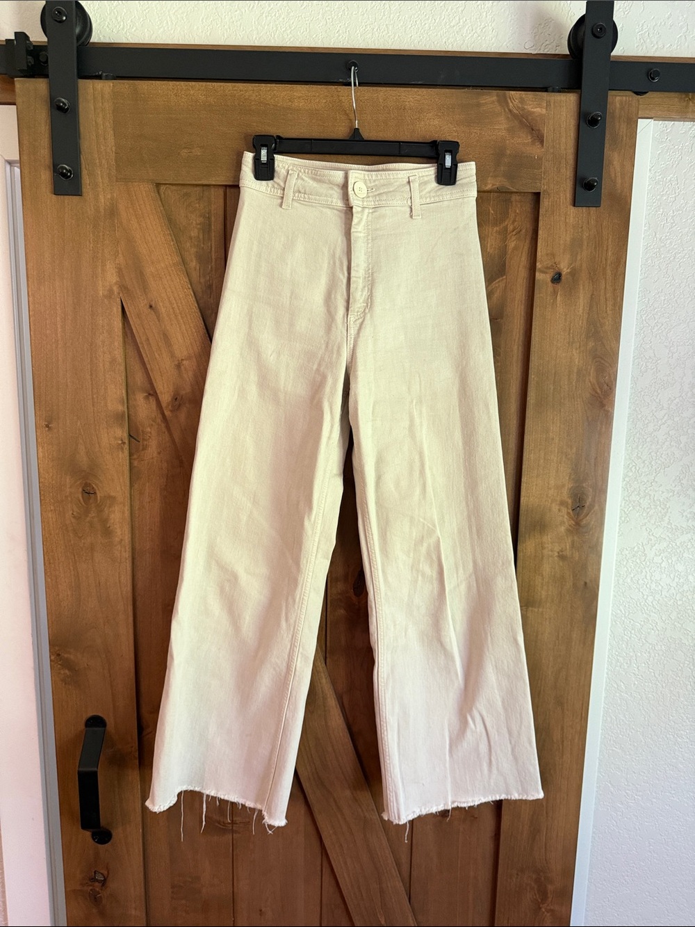 Zara Marine Straight Wide Leg Jeans size 4